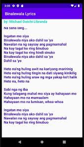 Lyrics and music by silent sanctuary. Binalewala Lyrics For Android Apk Download