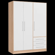 Wohnling sideboard sonoma eiche wl5 883 commode anrichte wohnzimmerschrank kleiner schrank modern dresser kommode braun. Praktischer Drehturen Kombischrank 3 Turig Mit 3 Schuben Eiche U Weiss