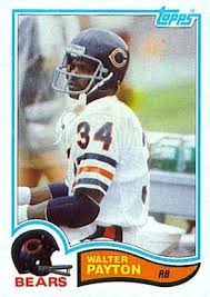 Check the live links below to find professionally graded payton rookie cards at a level that's best for your budget. 1982 Topps Walter Payton 302 Football Card Value Price Guide Football Cards Walter Payton Football