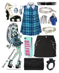 Frankie Stein 1 Monster High Monster High Clothes Monster High Gold Mini Skirt