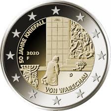 Deutschland gegen england mit dem kniefall? Germany 2 Euro Coin 2020 50 Years Since The Kniefall Von Warschau Warsaw Genuflection A Berlin Mint Euro Coins Tv The Online Eurocoins Catalogue