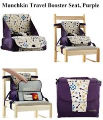 Best Portable Booster Seat For Traveling From The Munchkin Travel Booster Seat In Purple For Toddlers