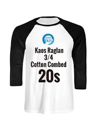 Baju ragalan bisa dikatakan merupakan tren era 90'an. Kaos Raglan 3 4 Cotton Combed 20s Desain Kaos Online