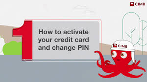 Uhh sebenarnya, tukarkan kad atm/debit cimb sangat mudah. How To Activate Your Credit Card And Change Pin Youtube