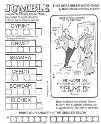 How to find free printable jumble word puzzles. Free Printable Jumble Puzzle Search For A Good Cause