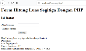 Maybe you would like to learn more about one of these? Cara Menghitung Luas Segitiga Menggunakan Php Tutorial
