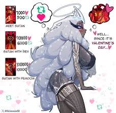 hazbin hotel, helluva boss, valentines day, vivienne medrano, satan  (helluva boss) - Rule 34 World