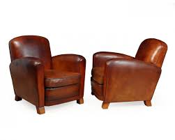 For Sale Pair Of French Leather Club Chairs 1940s In 2020 Leather Club Chairs Club Chairs Chair