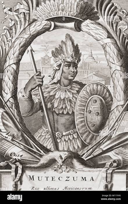 Moctezuma II, c. 1466-1520. Ninth ruler of city-state of Tenochtitlan (now  part of modern Mexico). It was during his reign that Mesoamericans and  Europeans first came into contact Stock Photo - Alamy