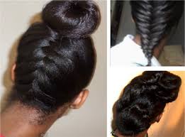 They fall beautifully around the face and look just as good when swept into an elegant updo. Hairstyle Ideas For Long Relaxed Hair Or Flat Ironed Natural Hair