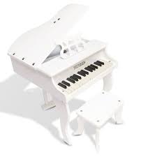Mini Piano De Cauda Turbinho 30 Teclas Cor Branco Em Promocao Ofertas Na Americanas