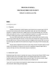 Check spelling or type a new query. Doc Program Kerja Ekstrakurikuler Basket Sman 1 Lubuk Alung Rahmat Hidayat Academia Edu