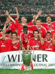 Uefa champions league)‏، والتي يشار إليها عادةً بدوري الأبطال فقط (بالإنجليزية: 2001 Ø§Ù„Ø¹ÙˆØ¯Ø© Ø¥Ù„Ù‰ Ø¹Ø±Ø´ Ø£ÙˆØ±ÙˆØ¨Ø§ Ø¨Ø¹Ø¯ 25 Ø¹Ø§Ù… Ø§