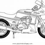Ein motorrad ist ein schnelles, komfortables und beliebtes kraftfahrzeug aller jungen, auf dem jeder schon in jungen jahren von einer fahrt träumt. Yamaha 14 Gratis Malvorlage In Motorrad Transportmittel Ausmalen