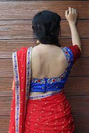 When the colors red and blue are mixed together, violet or purple is produced. Pin On Half Saree And Lehenga
