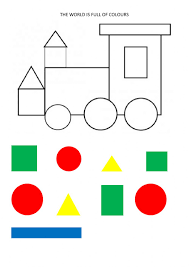 More 2d shapes interactive worksheets. Colours And Shapes Online Worksheet