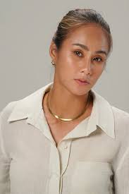 Herringbone Flat Bold Gold Chain Necklace