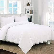 Nicole miller blue damask king duvet cover set w /shams natural. Amazon Com Nicole Miller Home 3pc King Seersucker Duvet Cover And Shams Set Modern Stripes Nautical Style White Ruched Textured Duvet Cover Miller Homes Home