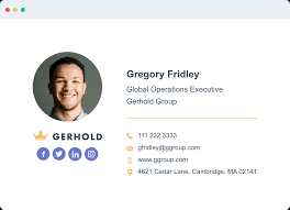 The only difference is it is used virtually and it is attached to every outgoing email. Free Email Signature Template Generator By Hubspot