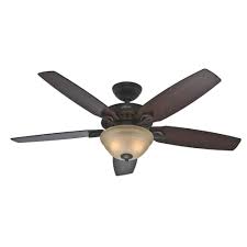 Hunter Heathrow 52 In Indoor New Bronze Ceiling Fan With Light Kit 52109 The Home Depot Bronze Ceiling Fan Ceiling Fan Ceiling Fan With Light