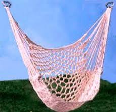 How To Make A Swinging Hammock Chair Ehow Macrame Chairs Macrame Hammock Macrame Projects