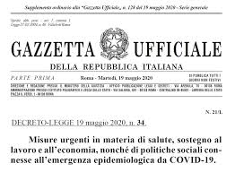 This authorization shall be published in the official journal of the italian republic. Il Decreto Rilancio In Gazzetta E L Ora Dell Infermiere Di Famiglia