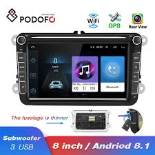 Introducing Our Lastest Podofo Car Multimedia Player Android 8 1 Gps 2 Din Car Autoradio Radio For Vw Volkswagen Golf Polo Vw Volkswagen Skoda Volkswagen Golf