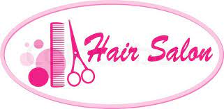 Beauty salon, nail salon ; Beauty Hair Salon Schild Mit Rosa Stock Vektor Colourbox