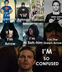 Green Arrow Oliver Queen And Stephen Amell Eikona Arrow Memes Flash Funny Green Arrow