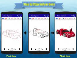 How to draw a flower girl. How To Draw A Supercar Step By Step For Android Apk Download