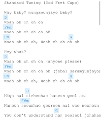 Baby I Love You Love You Love You So Much Chord Give Love Akmu Akdong Musician Musician Guitar Chords
