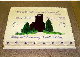 Be sure to invite those people if they are living, too! Church Anniversary Cakes