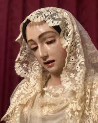 La Santísima Virgen de Belén, que forma parte del misterio del Nacimiento  del Señor, para su presentación en la iglesia de Santa Maria , la pasada  cuaresma en la festividad de la