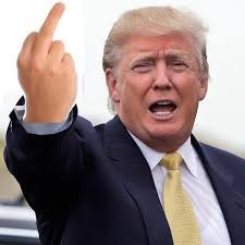 Trump is the rise of the symbolic Middle finger - TFIPOST