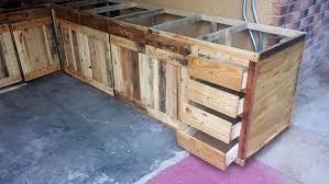 How high should you hang your upper kitchen cabinets. Diy Wood Pallet Kitchen Cabinets Pallet Wood Projects