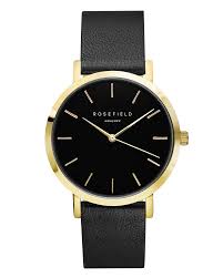 Black And Gold Watch Womens Rosefield Watch Black And Gold Watch Women Wrist Watch Fashion Watches