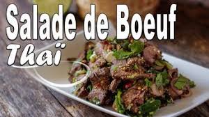 Salade De Boeuf Thai Le Riz Jaune Youtube Salade De Boeuf Salade Thai Boeuf Recettes De Cuisine