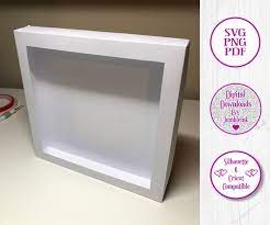 Download Scalable Card Shadow Box Frame Template Cup1045011 107977 Craftsuprint
