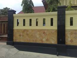 Ide dinding batu alam untuk rumah yang lebih sejuk. Gambar Pagar Variasi Batu Alam Pagar Rumah