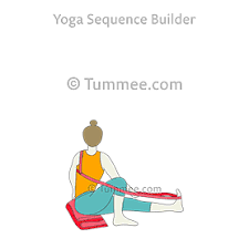 Sage Twist Pose Strap Yoga Marichyasana Strap Yoga Sequences Benefits Variations And Sanskrit Pronunciation Tummee Com
