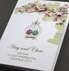 Then tape down the horizontal ribbon and thread the vertical ribbon through. Greeting Cards Invitations Wedding Or Anniversary Card Personalised Handmade Engagement Home Garden