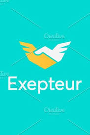 Abstract Handshake Wings Vector Friendship Symbols Wings Icon Abstract