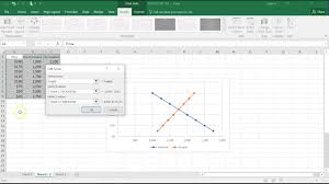 Econ Chart Supply And Demand Curves In Excel Youtube