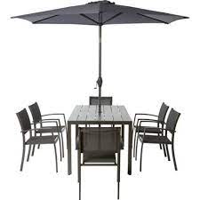 Halden 6 Seater Metal Garden Furniture Set Collect In Store Homebase Metal Garden Furniture Garden Furniture Sets Chairs For Small Spaces