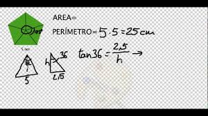 Program to find the area of pentagon. Area Pentagono Regular Youtube