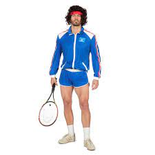 Tennisspieler — ein tennis match tennis ist ein ballspiel, das von zwei oder vier spielern gespielt wird. Tennis Spieler Kostum 80er Jahre Stil Karnevalskostum Verkleidung Ebay