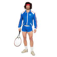 Weitere ideen zu tennisspieler, tennis, sportler. Tennis Spieler Kostum 80er Jahre Stil Karnevalskostum Verkleidung Ebay