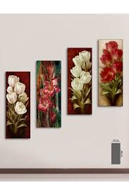 Evimona Evi Mona 4 Parca Mdf Tablo 4dikey 12 2020 Duvar Dekorasyonu Tablolar Dekor