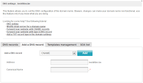 A common example is when you have both example.com and www.example.com pointing to the same application and hosted by the same server. Manage Cname Records Netim