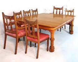 Sync up your dining room style with these full dining room sets from star furniture. Antique Victorian Golden Oak Extending Dining Table And Leaf Holder At 1stdibs